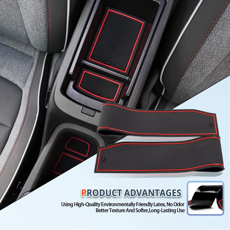 RUIYA 2026 Trailblazer Door Slot Mats for Chevy Trailblazer 2026 Accessories Center Console Liner Mats Compatible with 2021 2022 2023 2024 2025 2026 Chevy Trailblazer RS/LS/LT/Activ(19PCS/Sets) - Image 5